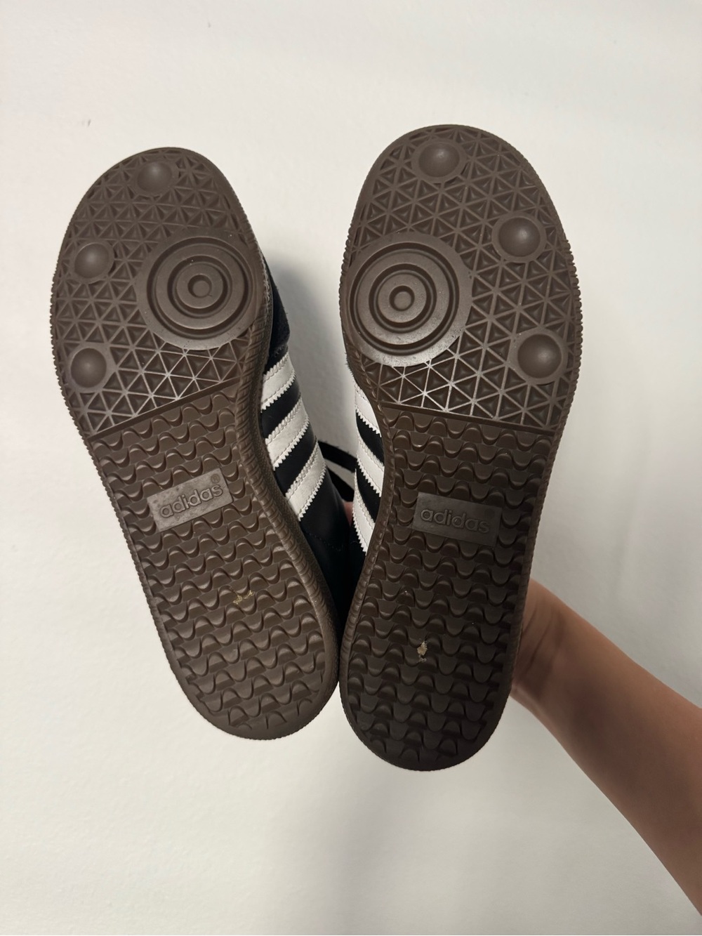 Adidas Black Leather Sambas - Picture 3 of 4